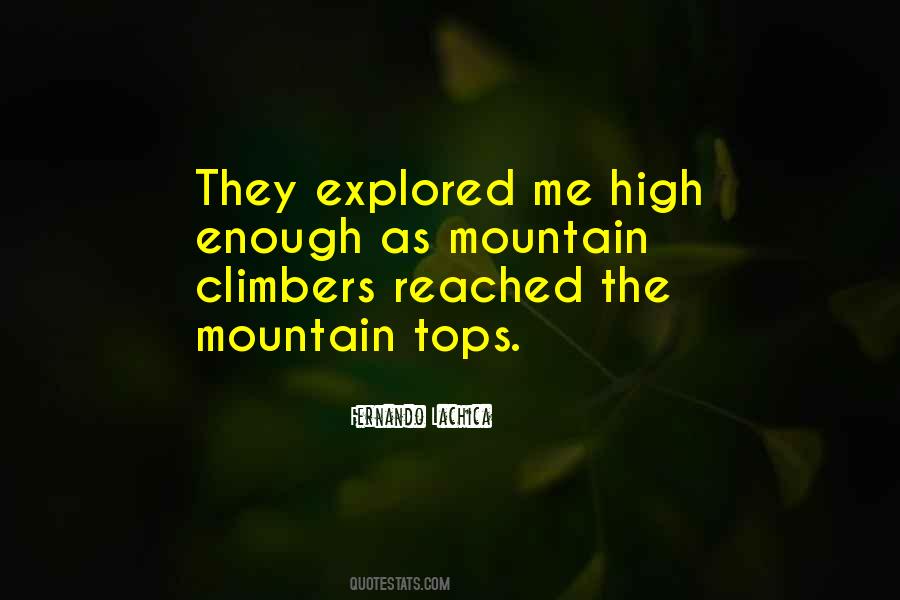 Quotes About Mountain Tops #1538840