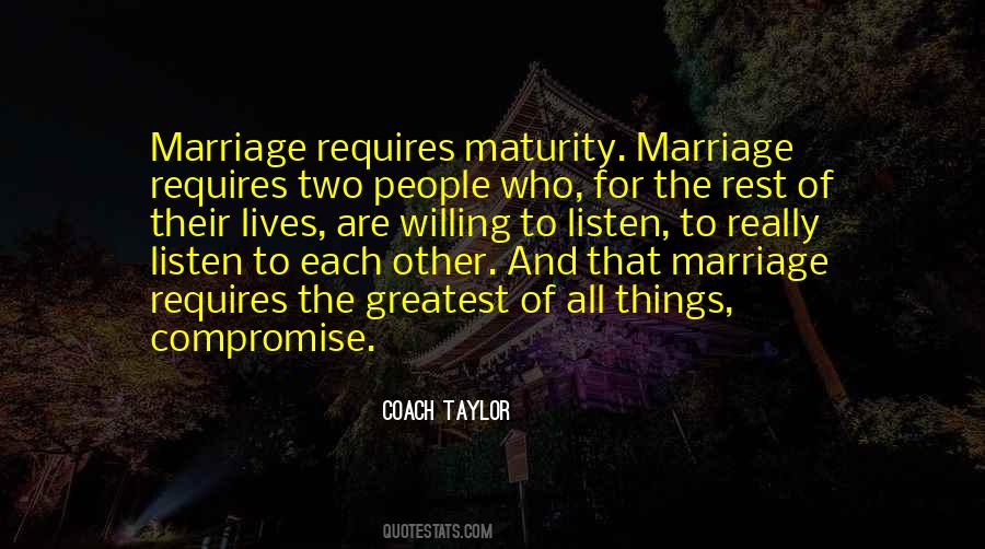 Quotes About Compromise In A Marriage #382179