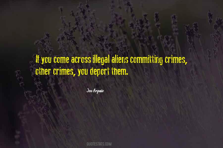 Quotes About Committing Crimes #301337