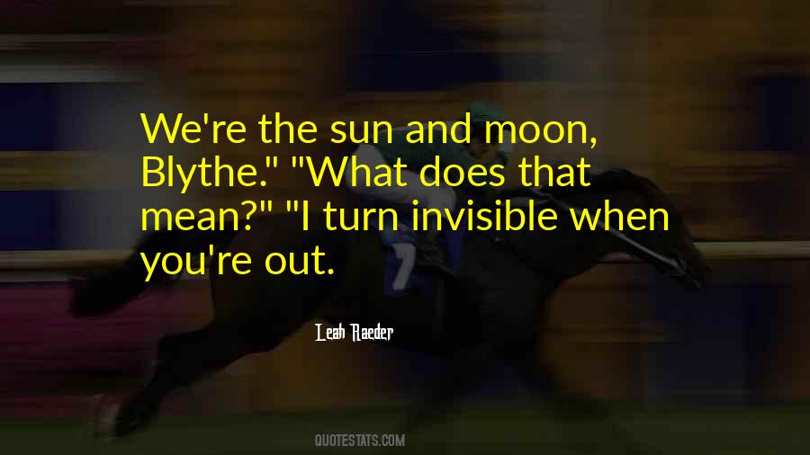 Quotes About Sun And Moon #308749