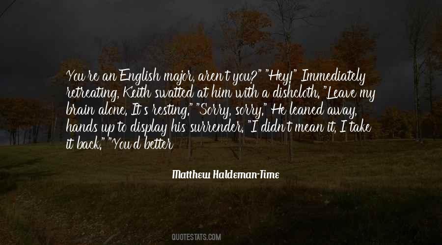 Quotes About Retreating #1578390