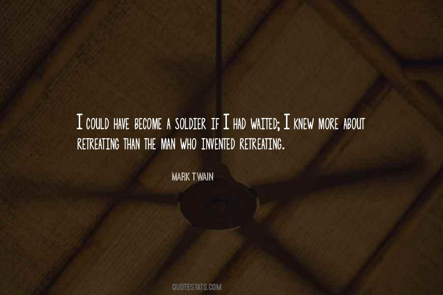 Quotes About Retreating #1789554