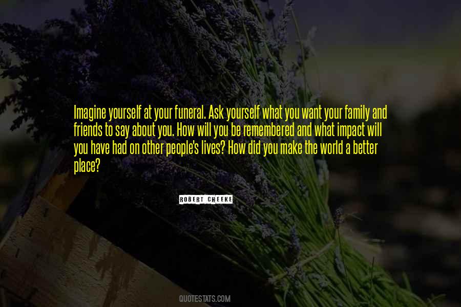What You Say About Yourself Quotes #1302730
