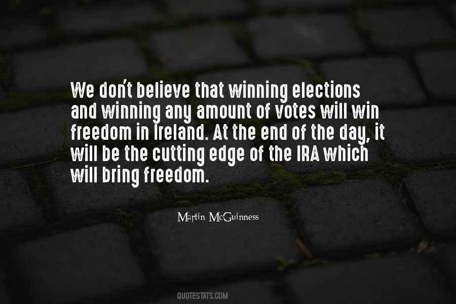 Quotes About Winning Elections #821205