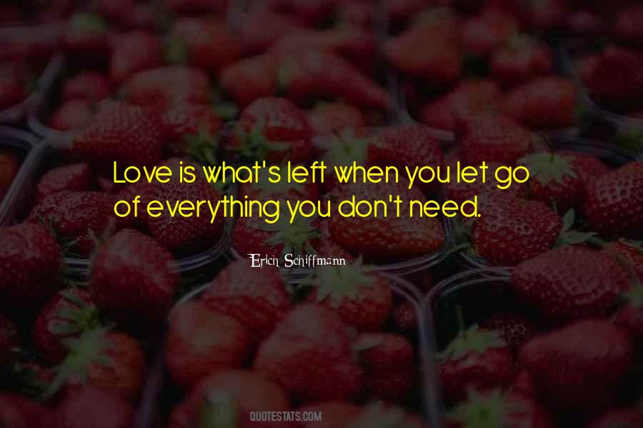 Quotes About Letting Go Of Love #9833