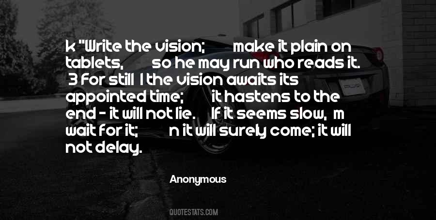 Write The Vision Quotes #1074535
