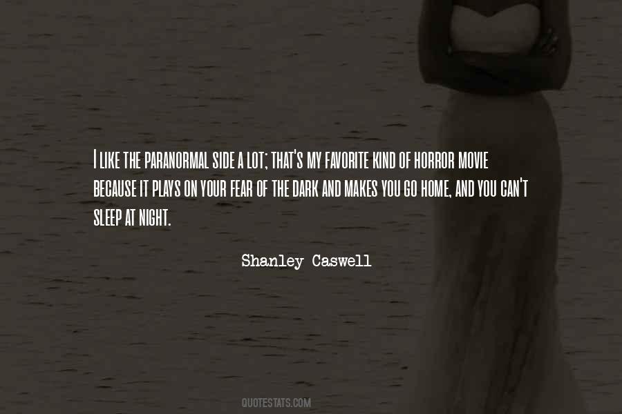 Quotes About Horror Night #1564692