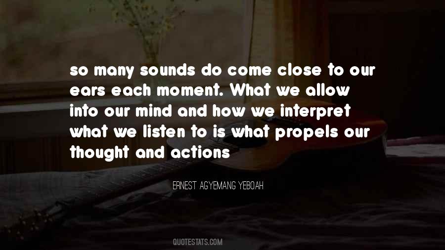 Quotes About Listening And Hearing #1869185