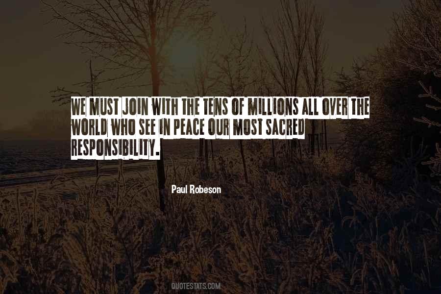 World Will See Peace Quotes #622316
