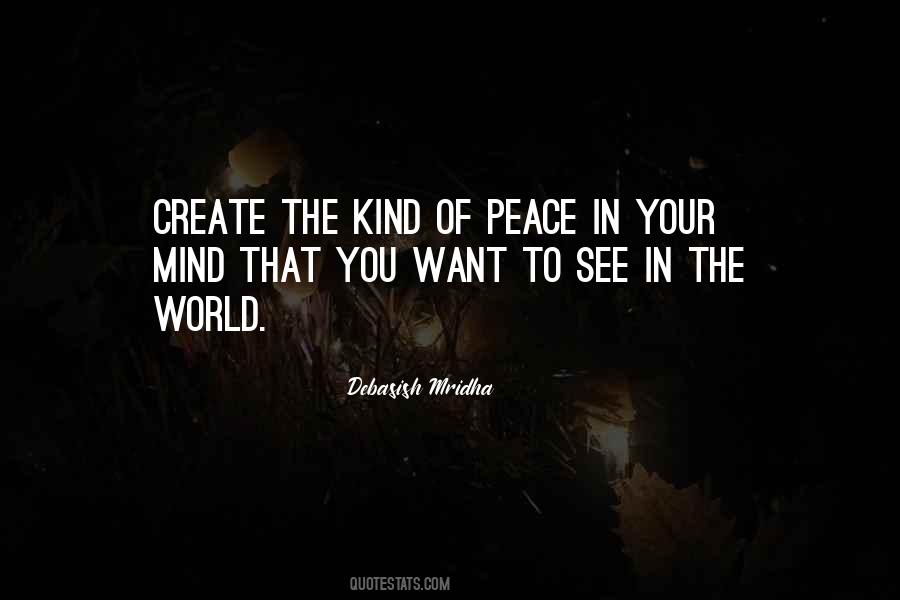 World Will See Peace Quotes #984364