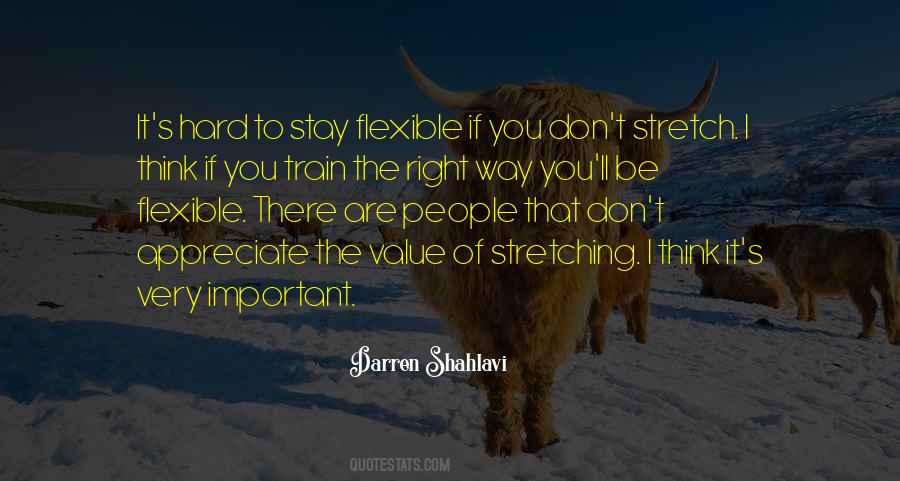 Quotes About Stretching #1089379