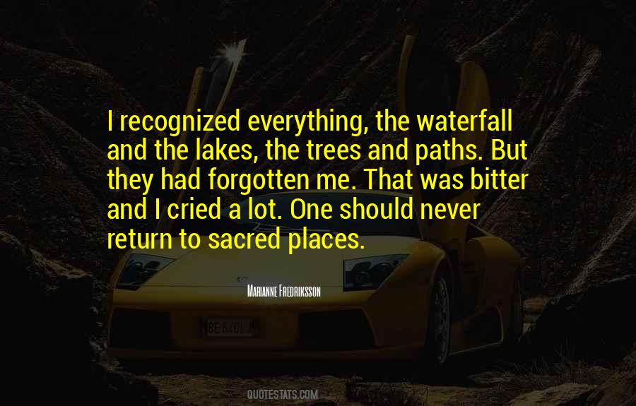 Quotes About Forgotten Places #64646