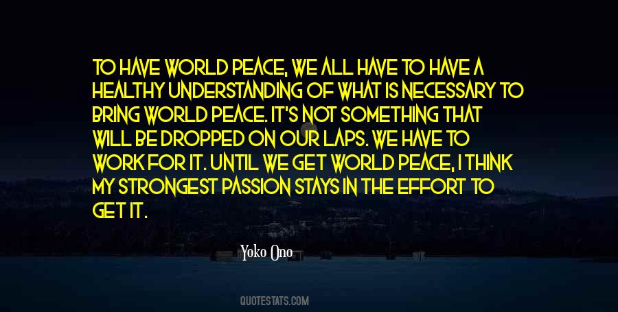 Quotes About World Peace #1214910