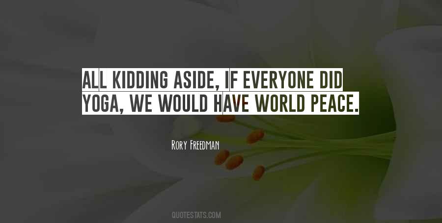 Quotes About World Peace #1722523