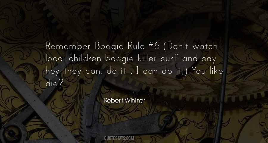 Quotes About Boogie #936158
