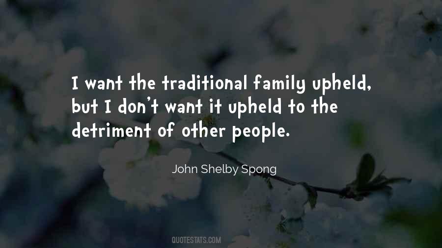 Quotes About Traditional Family #341484