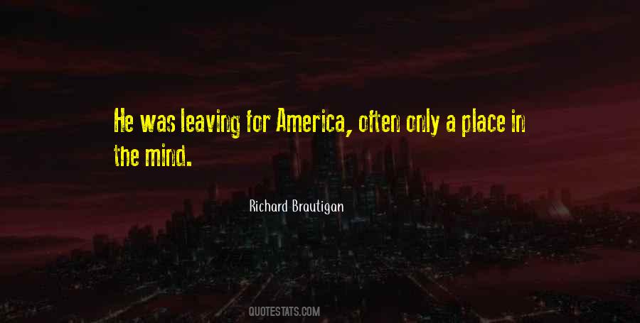 Quotes About Leaving A Place #1699284