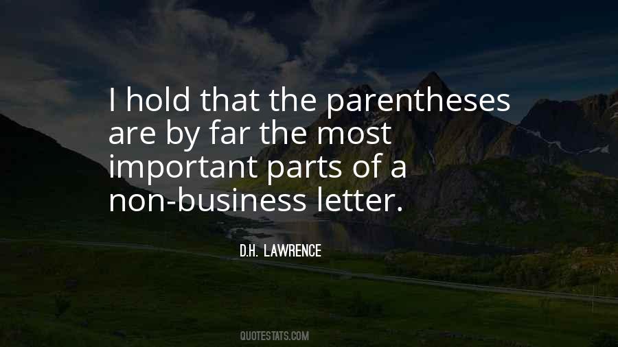 Quotes About Parentheses #44351