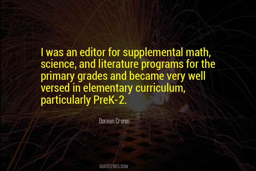 Quotes About Elementary Math #510689