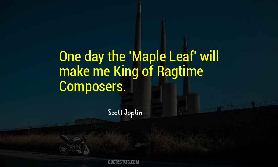 Quotes About Maple Leaf #1759776