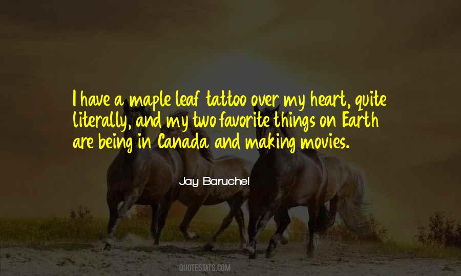 Quotes About Maple Leaf #368248