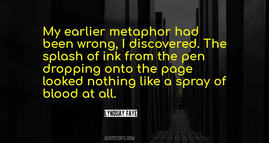 Ink Blood Quotes #295547
