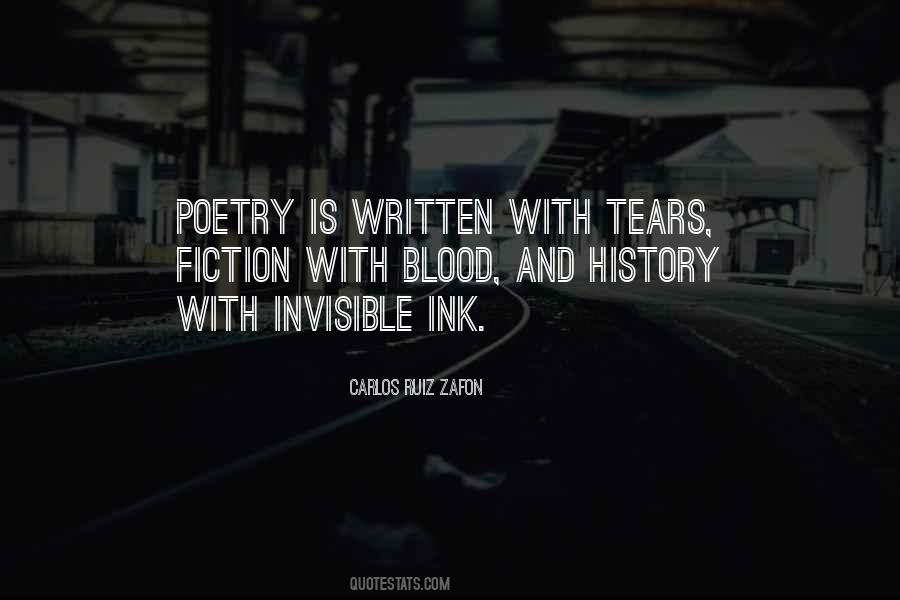 Ink Blood Quotes #814358