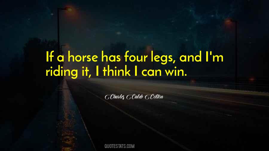 Quotes About A Horse #1394448
