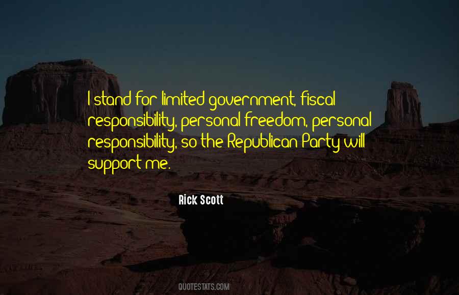 Quotes About Fiscal Responsibility #1132710