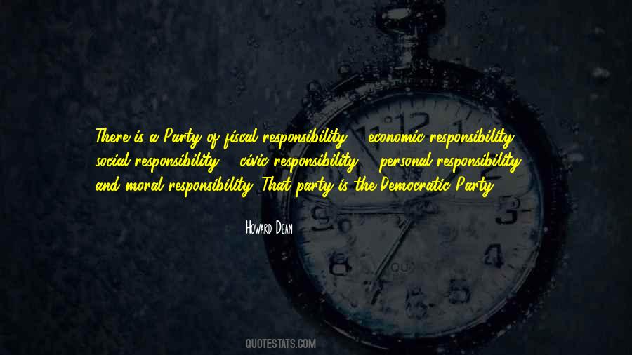 Quotes About Fiscal Responsibility #1692780