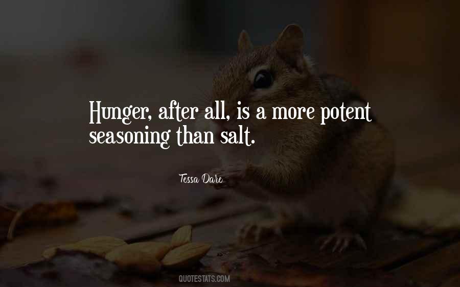 Quotes About Hunger #1533485