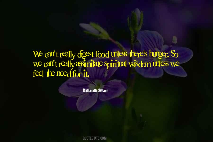 Quotes About Hunger #1623066