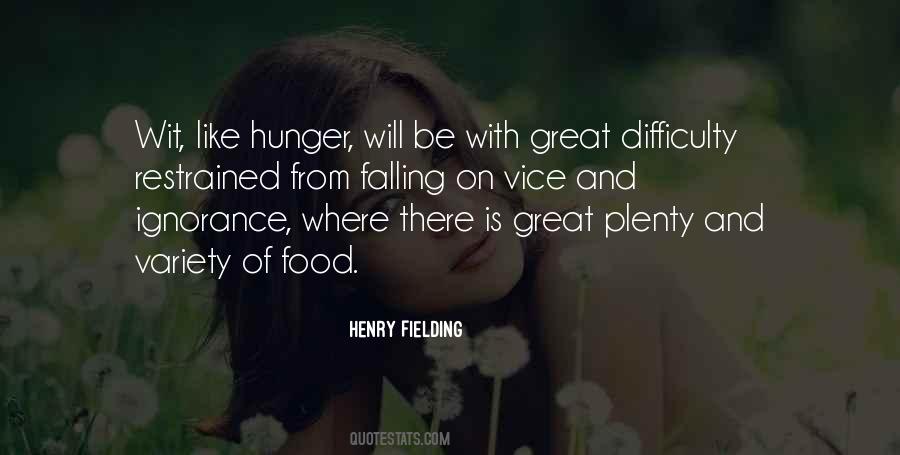 Quotes About Hunger #1654343