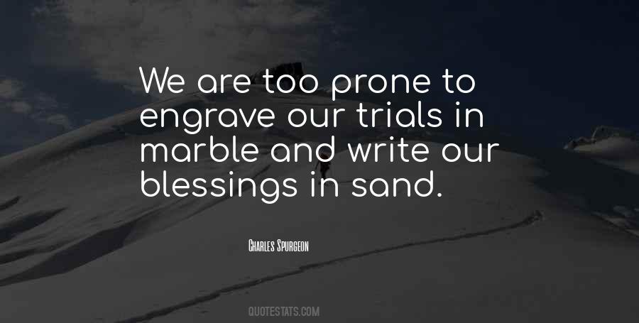 Quotes About Blessings And Trials #156494
