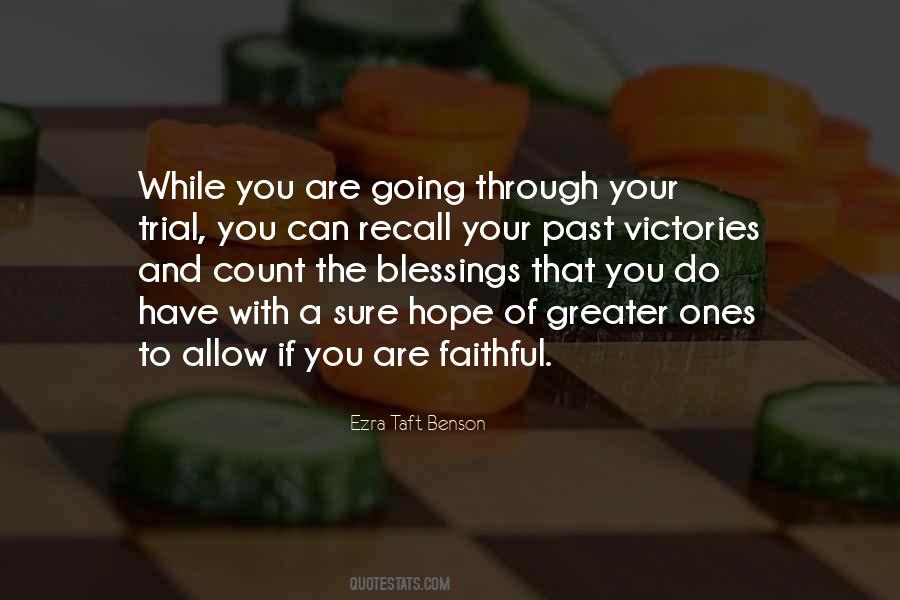 Quotes About Blessings And Trials #887378