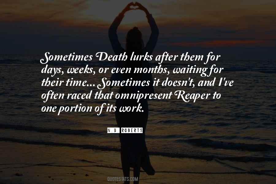Quotes About Waiting For Death #700041