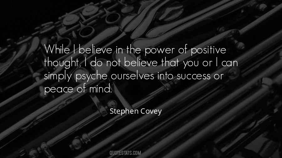 Power Of Positive Thoughts Quotes #1234108
