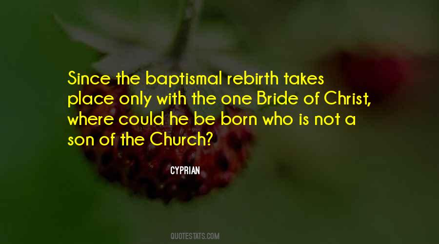 One Christ One Church Quotes #106091