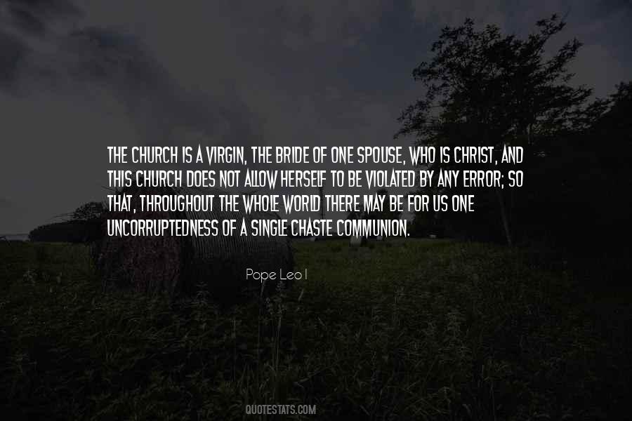 One Christ One Church Quotes #1792448
