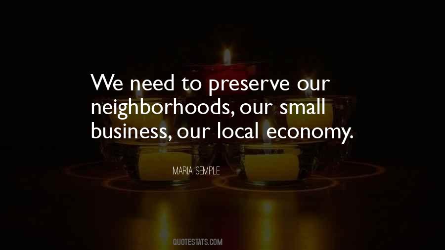 Quotes About Local Economy #471685