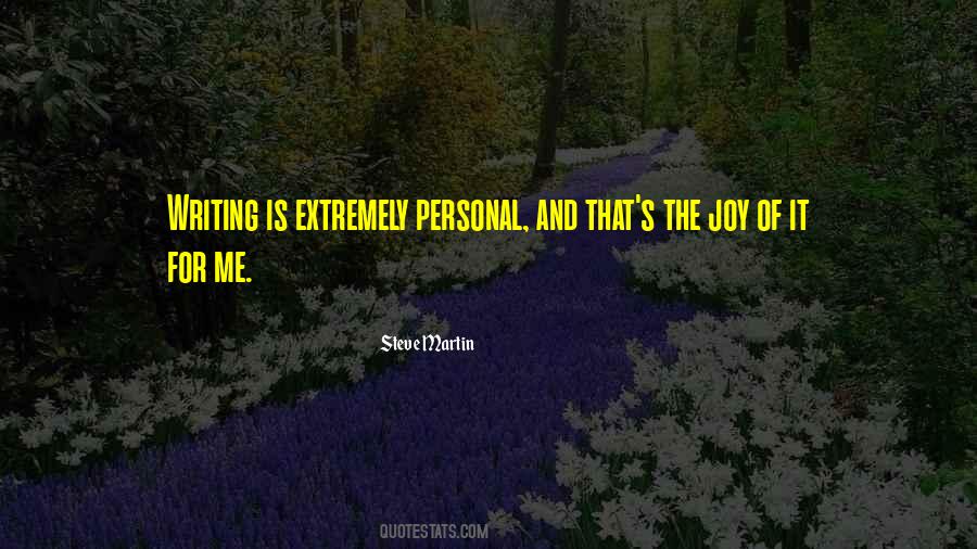 Personal Joy Quotes #25071