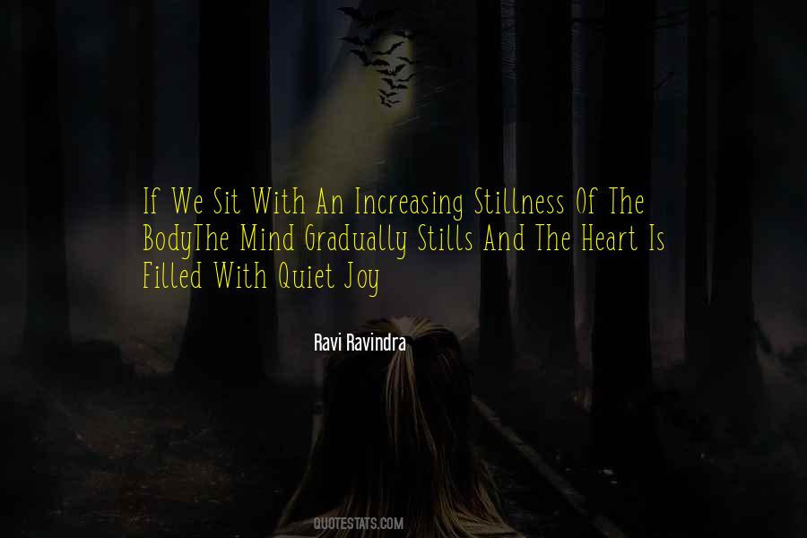 Quotes About Stillness And Quiet #639126