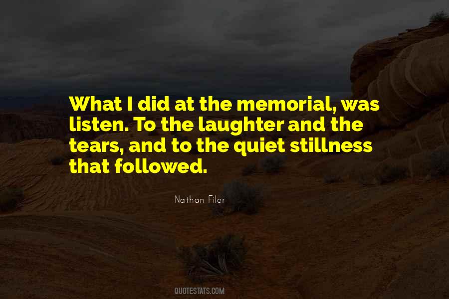 Quotes About Stillness And Quiet #95290