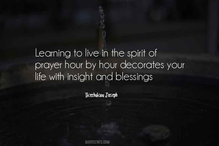 Spirit Of Prayer Quotes #1040974