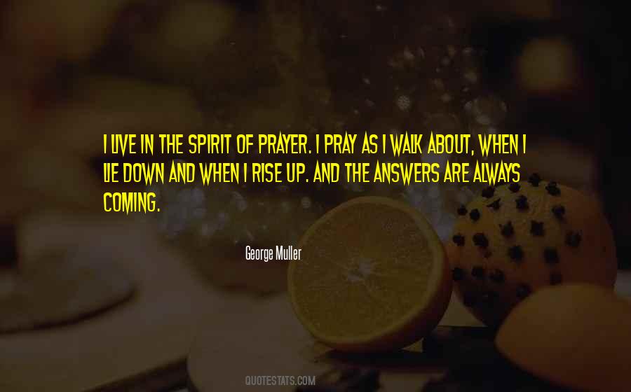 Spirit Of Prayer Quotes #1332615