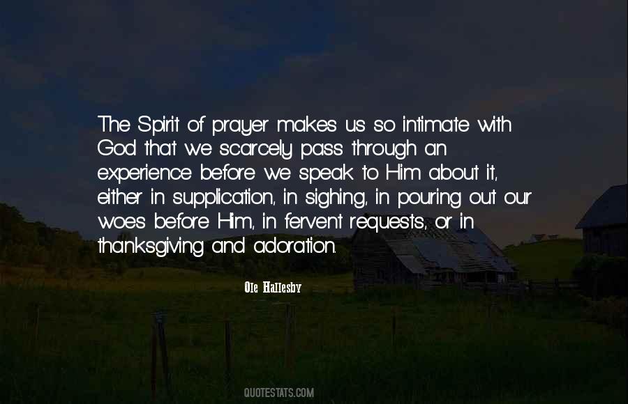 Spirit Of Prayer Quotes #1826288