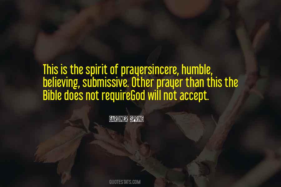 Spirit Of Prayer Quotes #370917