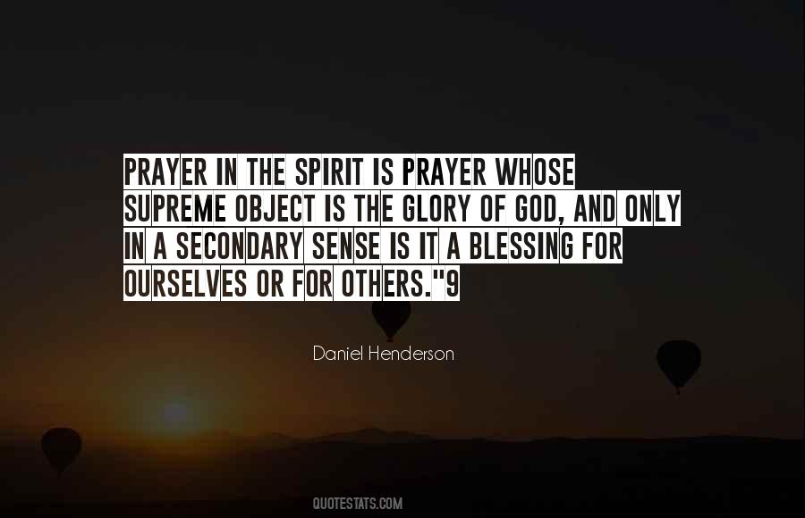 Spirit Of Prayer Quotes #705792