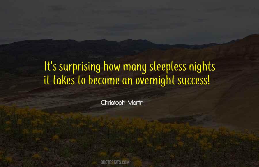 Quotes About Sleepless Nights #131655