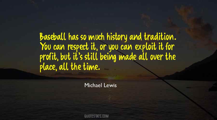 Quotes About Tradition In Sports #1128542